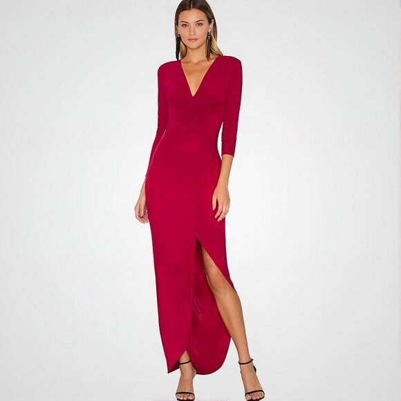 Lovers + Friends Sundance Maxi Dress Raspberry Size S NWT - Picture 3 of 15